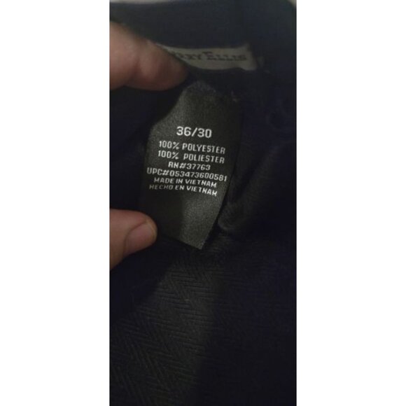 Perry Ellis Portfolio Dress Pants 100% Polyester Khaki Color 36x30 - Picture 4 of 4